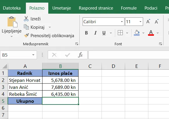 Excel 5