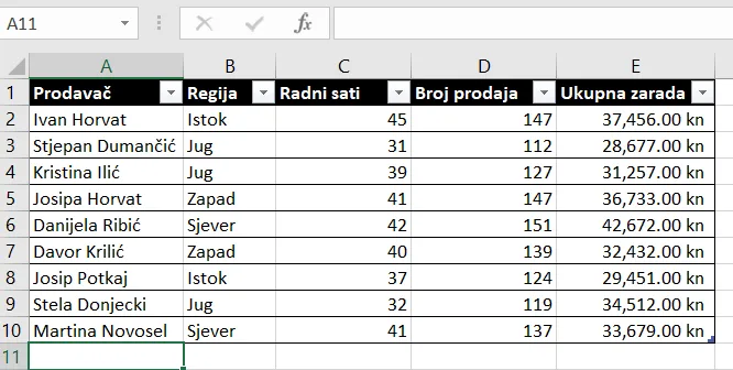 MS Excel