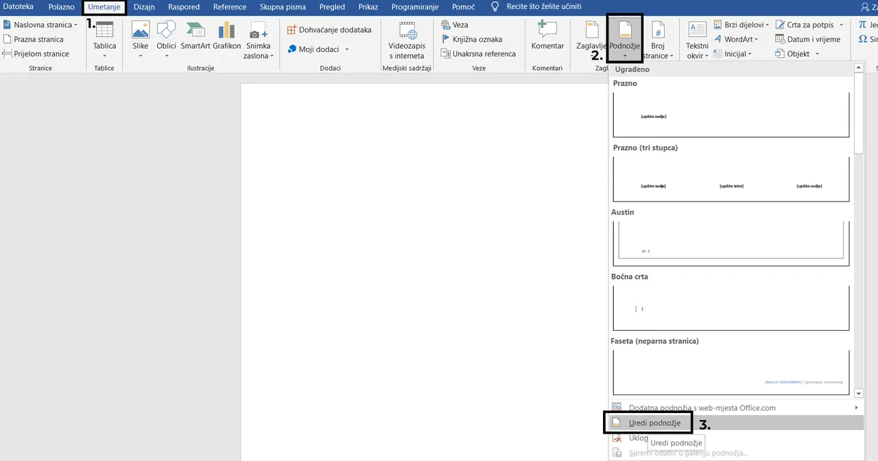 Word numeriranje od treće 2