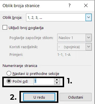 Word numeriranje od treće 5