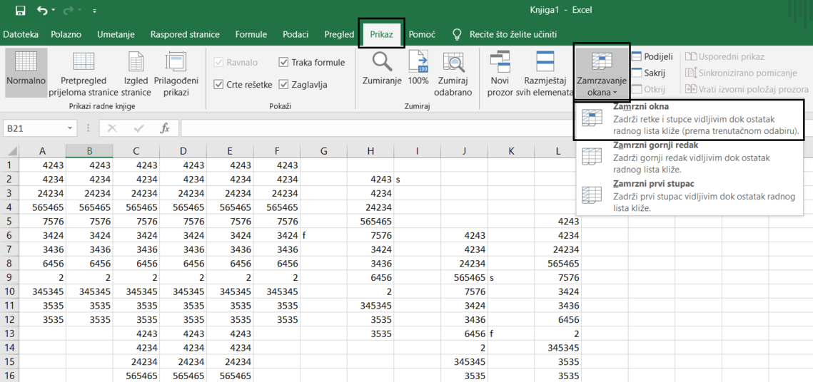 Tablice Excel