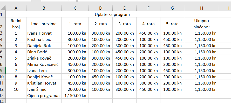 MS Excel